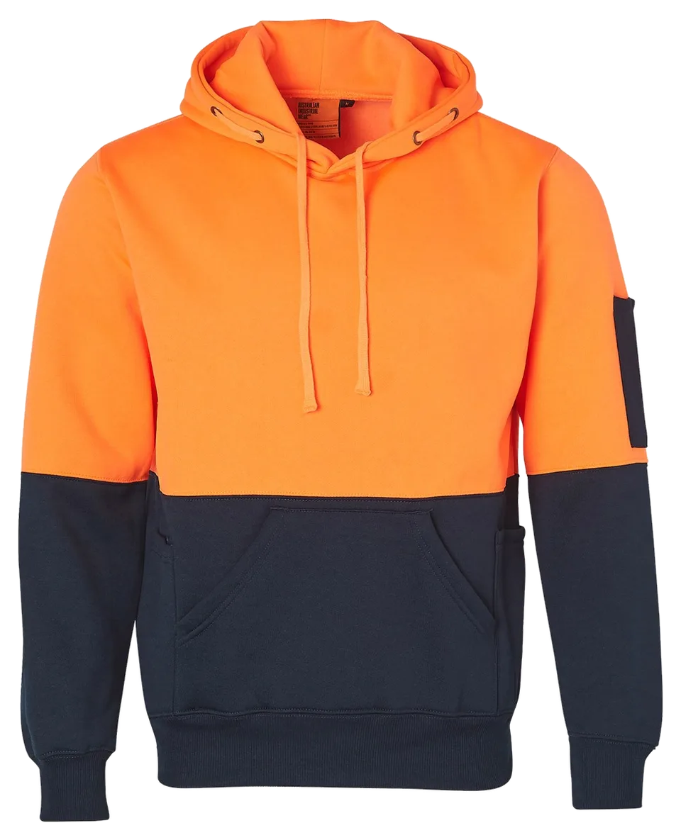 A.I.W hi vis two tone fleecy hoodie unisex, A.I.W product photo
