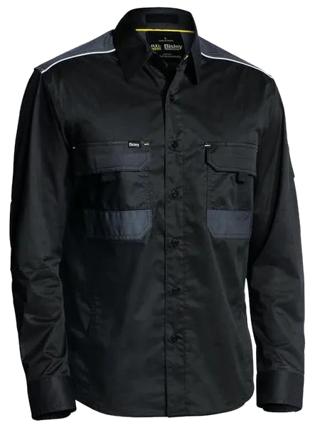 Bisley flex N move long sleeve shirt, Bisley product photo
