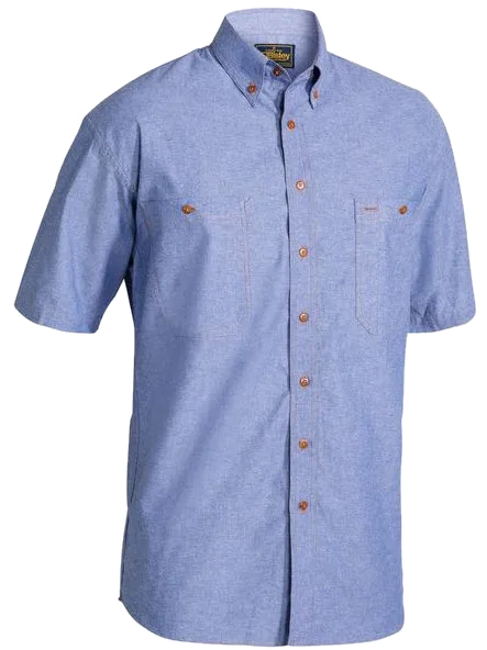 Bisley ladies chambray shirt short sleeve, Bisley product photo
