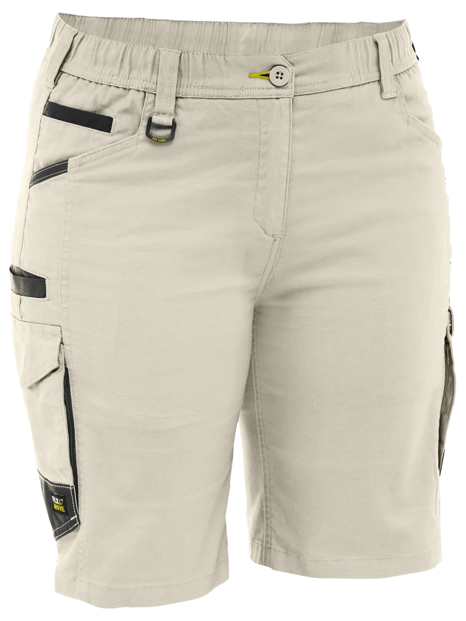 Bisley womens flx & move elastic waist cargo short, Bisley product photo