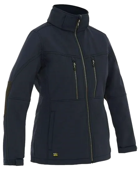 Bisley womens flx & move hooded softshell jacket, Bisley product photo