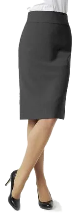 Biz Collection ladies classic knee skirt, Biz Collection product photo