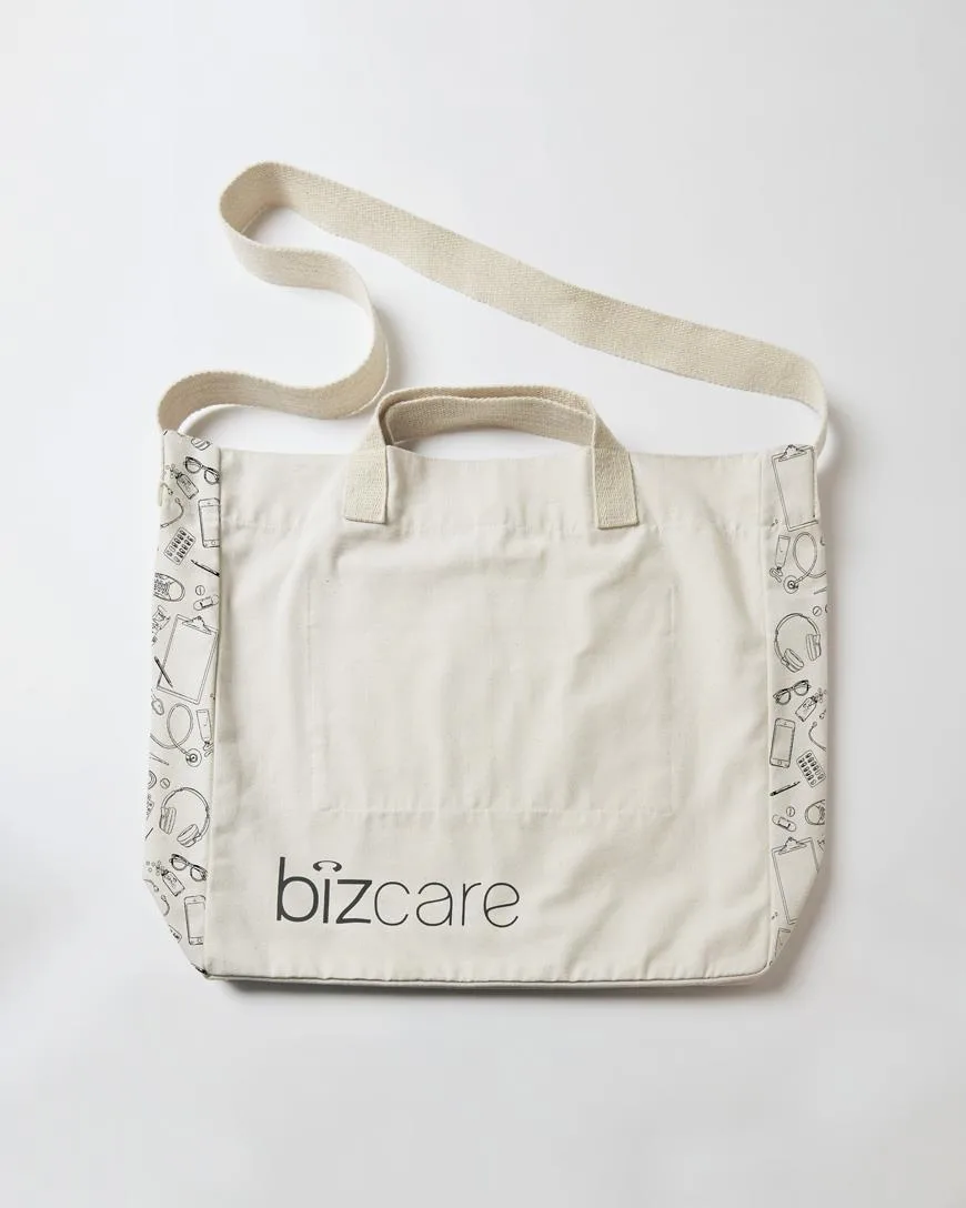Bizcare unisex care tote bag natural-canvas one size, Biz Care product photo