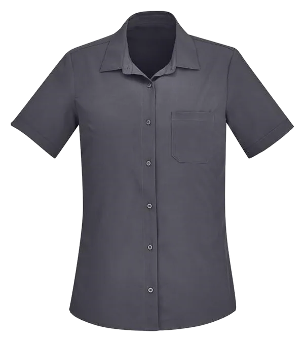 Bizcare womens florence plain short sleeve shirt, Bizcare product photo
