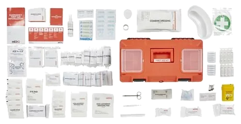 Essential first aid kit workplace response 1-25 persons low risk, Mediq product photo