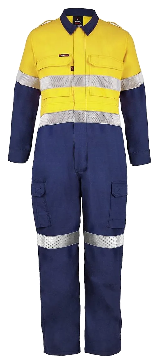 Flamebuster HRC2 Inherent hi vis reflective coverall, Flamebuster product photo