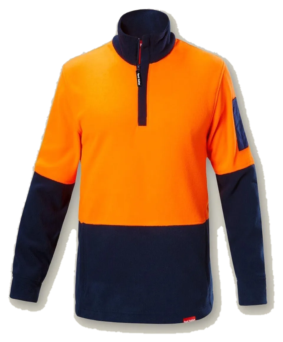 Hard Yakka hi vis 1/4 zip jumper, Hard Yakka product photo