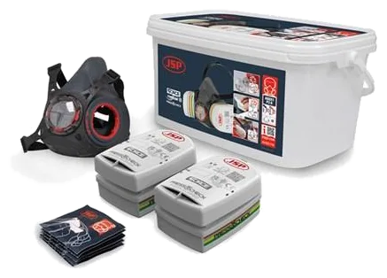 JSP Typhoon 8 half mask respirator multi gas kit W/ ABEK1P2 filters, JSP product photo