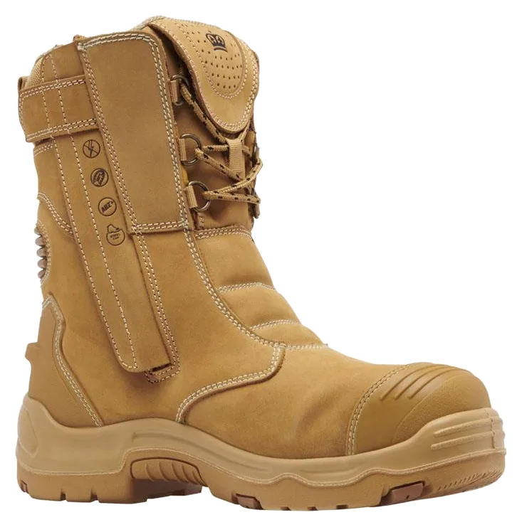 King Gee Bennu Pro 9 steel toe zip sided safety boot, KingGee product photo