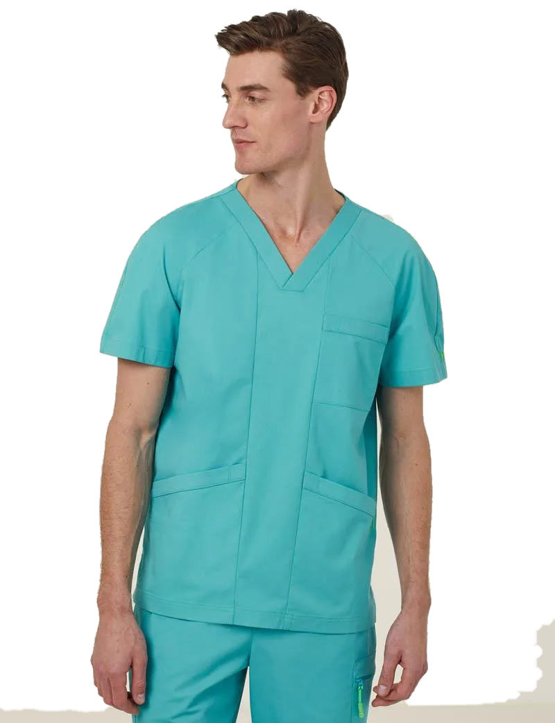 NNT Carl V neck scrub top, NNT product photo