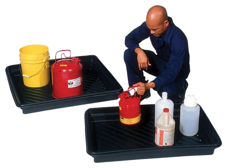 Pratt utility spill tray black 68LTR, Pratt Safety product photo