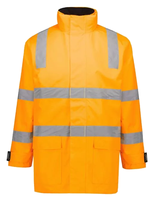 Syzmik hi vis vic rail 4 in 1 waterproof jacket, Syzmik product photo