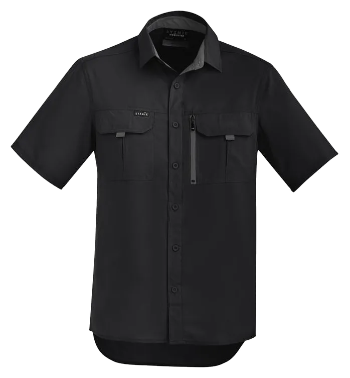 Syzmik mens outdoor short sleeve shirt, Syzmik product photo