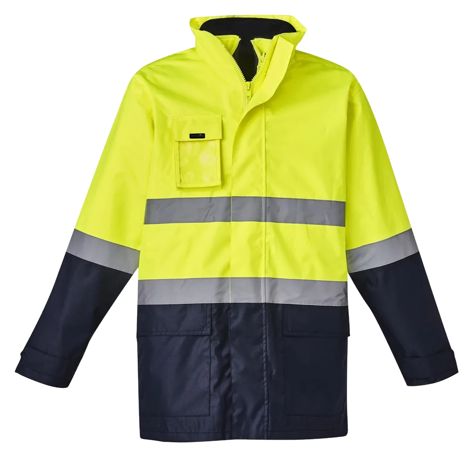 Syzmik 4-in-1 waterproof hi vis jacket with reversible vest, Syzmik product photo