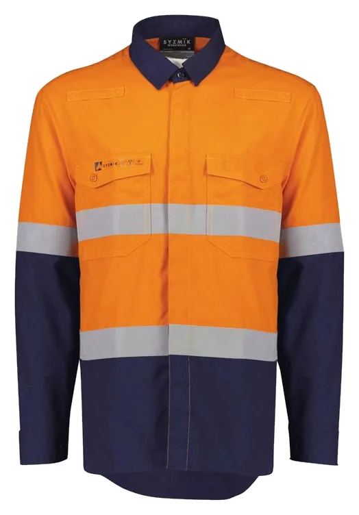 Syzmik FR lightweight ripstop hi vis shirt, Syzmik product photo